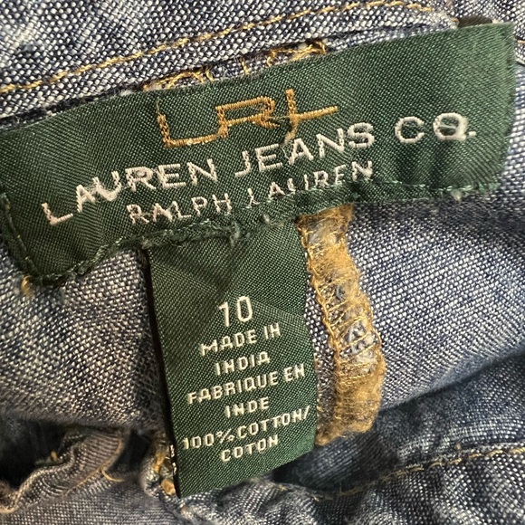 Laurel Ralph Lauren Jeans Co. Dress Size 10 Denim - Picture 3 of 7